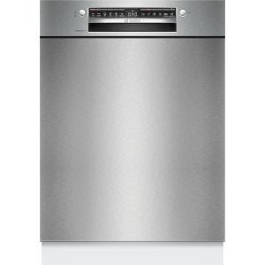 Bosch SMU4EVS08E - Lavastoviglie Serie 4 sottopiano 60 cm Acciaio spazzolato Classe B