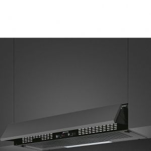 Smeg KSEIR92NE2 cappa aspirante Semintegrato (semincassato) Nero 235 m³/h