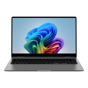 Samsung Galaxy Book5 360 Intel Core Ultra 7 256V Computer portatile 39,6 cm (15.6") Touch screen Full HD 16 GB LPDDR5x-SDRAM 512 GB SSD Wi-Fi 7 (802.11be) Windows 11 Pro Grigio