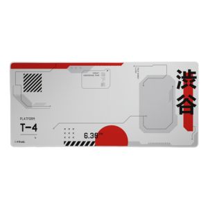 Trust GXT 759 XXL Tappetino per mouse per gioco da computer Nero, Grigio, Rosso, Bianco