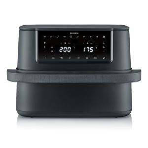 Severin FR 2490 friggitrice Doppia 9 L Indipendente 2600 W Friggitrice ad aria calda Nero