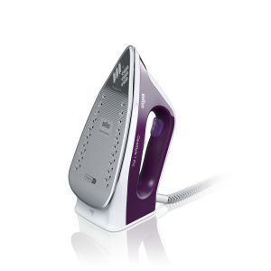 Braun CareStyle 1 Pro - Ferro da stiro con caldaia, Piastra con tecnologia FreeGlide3D, 2200W, 1,7L, Viola (IS1514VI)