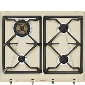 Smeg Coloniale Piano di cottura SRV864POGH Panna Made in Italy