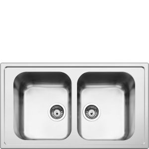 Smeg LLR862 lavello Lavello ad incasso Rettangolare Acciaio inox