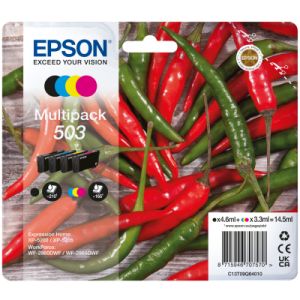 Epson 503 peperoncini Multipack cartuccia d'inchiostro 4 colori (BK/C/M/Y)