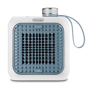 De’Longhi HFX10B03.LB stufetta elettrica Interno Blu, Grigio 360 W Riscaldatore ambiente elettrico con ventilatore