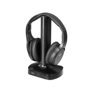 Trevi FRS 1480 R Cuffie Con cavo e senza cavo A Padiglione MUSICA USB tipo-C Base di ricarica Nero