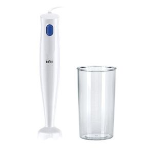 Braun MultiQuick 1 - Minipimer, Frullatore a immersione, 450W, Bianco (MQ10.001PWH)