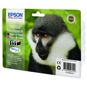 Epson Monkey Multipack 4 colori DURABrite Ultra Scimmia T0895