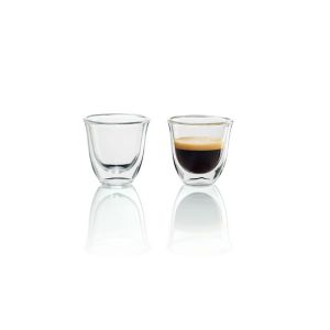 De’Longhi 5513214591 bicchiere da caffè Trasparente 2 pz