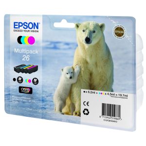 Epson Polar bear Multipack 4 colori Claria Premium Orso bianco 26