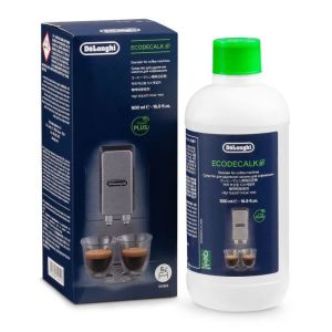 De’Longhi DLSC500, Decalcificante Universale per Macchine da Caffè, 500ml, 5 Dosi, Ingredienti di Origine Vegetale