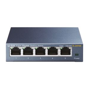 TP-Link TL-SG105 Non gestito Gigabit Ethernet (10/100/1000) Nero