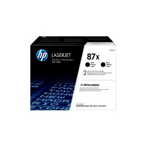 HP Confezione da 2 cartucce toner nero originale ad alta capacità LaserJet 87X