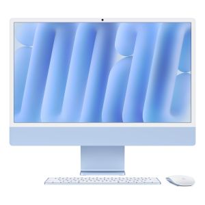 Apple iMac 24"Retina Display 4,5K, Chip M4 con CPU 8‑core, GPU 8‑core, 16GB, 256GB SSD, Blu