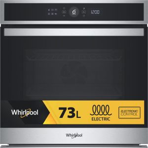 Whirlpool WOI4IS8HM0XA Forno multifunzione Inox 17 funzioni Pizza310° Cook4 Steam+ classe A+ 73Lt, Idrolisi Made in Italy