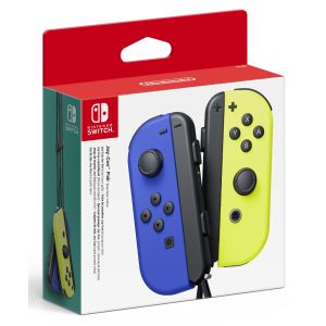 Nintendo Joy-Con Blu, Giallo Bluetooth Gamepad Digitale Nintendo Switch, Nintendo Switch OLED