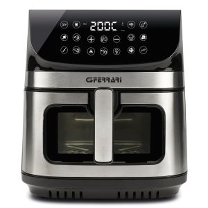 G3 Ferrari G10215 friggitrice Singolo 9 L Indipendente 2200 W Friggitrice ad aria calda Nero, Acciaio inox