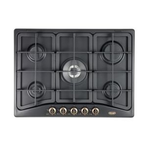 De’Longhi ANF 57 PRO piano cottura Antracite Da incasso 68 cm Gas 5 Fornello(i)