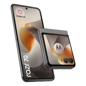 Motorola razr 70 (8/256GB, Doppia camera 50MP, Display interno FHD+ 6.9" 120Hz e esterno 3.62", MediaTek Dimensity 7450X, 4800mAh, TurboPower 30W, Android 16), PANTONE Hematite