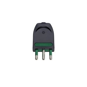 Vimar 00204 presa elettrica S17 Nero 2P