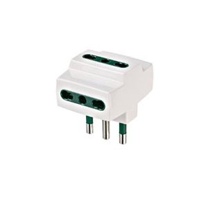 Vimar RI.00321B adattatore per presa di corrente Tipo L (IT) Bianco