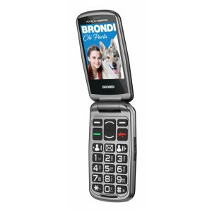 Brondi BRONDISICUROPL cellulare 7,11 cm (2.8") 82 g Nero Telefono con fotocamera