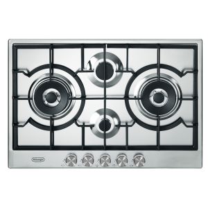 De’Longhi NSL 475 X piano cottura Acciaio inox Da incasso 75 cm Gas 4 Fornello(i)