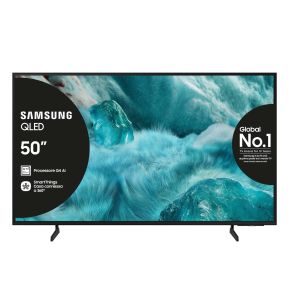 Samsung QLED AI TV 50" QE50Q7FAAUXZT 4K, Processore Q4 AI, 4K Upscaling, Color Booster Pro, OTS Lite, Slim Look Design, Vision AI Smart TV, 2025