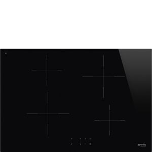 Smeg Universal SI2741D piano cottura Nero Da incasso 75 cm Piano cottura a induzione 4 Fornello(i)