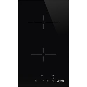 Smeg Universal SE232TD1 piano cottura Nero Da incasso 30 cm Ceramica 2 Fornello(i)