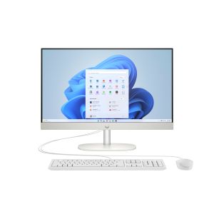 HP All-in-One 24-cr0084nl PC AMD Ryzen™ 5 7520U 60,5 cm (23.8") 1920 x 1080 Pixel 8 GB LPDDR5-SDRAM 512 GB SSD Windows 11 Home Wi-Fi 6 (802.11ax) Bianco