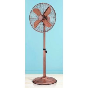 Smartway Ventilatore a piantana in metallo Rame