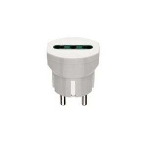 Vimar RI.00301B adattatore per presa di corrente Tipo E (FR) Tipo L (IT) Bianco
