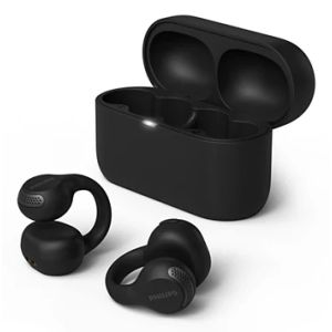 Philips Serie 2000 TAQ2000BK Auricolare True Wireless Stereo (TWS) clip auricolare, A orecchio aperto Musica e Chiamate Bluetooth Nero
