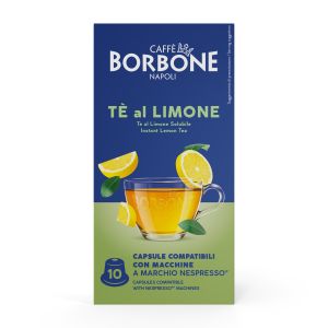 Caffè Borbone Capsule Compatibili sistema Nespresso - The Al Limone - 10 caps