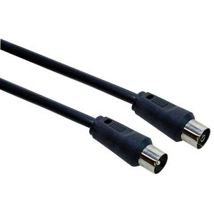 Life Electronics 50.1000130 cavo coassiale 3C-2V 2 m 9.5mm Nero