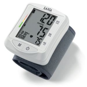 Laica BM1006 monitor per il battito cardiaco Polso Grigio, Bianco