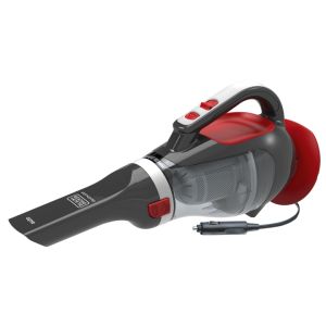 Black & Decker ADV1200 aspirapolvere senza filo Grigio, Rosso Senza sacchetto