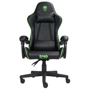 Deadwave DWGT0007 sedia per videogioco Sedia da gaming per PC Seduta imbottita Nero, Verde