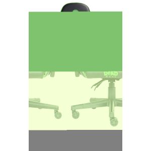 Deadwave DWGT0007 sedia per videogioco Sedia da gaming per PC Seduta imbottita Nero, Verde