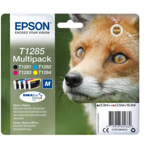 Epson Fox Multipack 4 colori DURABrite Volpe T1285