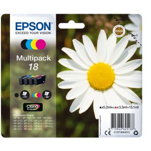 Epson Daisy Multipack Margherita 4 colori Inchiostri Claria Home 18