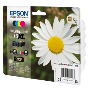 Epson Daisy Multipack 4 colori Claria Home Margherita 18XL