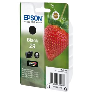 Epson Strawberry Singlepack Black 29 Claria Home Ink