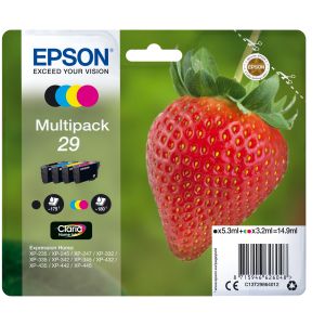 Epson Strawberry 29 fragola Multipack cartuccia d'inchiostro 4 colori (BK/C/M/Y)