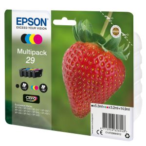 Epson Strawberry 29 fragola Multipack cartuccia d'inchiostro 4 colori (BK/C/M/Y)