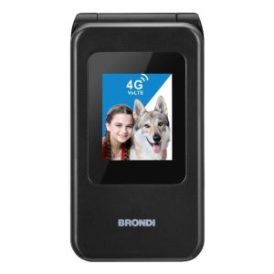 Brondi 10281080 cellulare 7,11 cm (2.8") Nero, Metallico Telefono cellulare basico