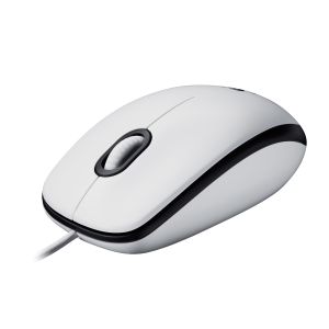 Logitech M100 mouse a filo (bianco)
