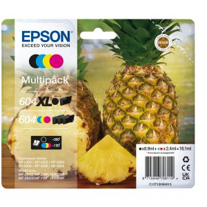 Epson 604XL cartuccia d'inchiostro 4 pz Originale Resa elevata (XL) Nero, Ciano, Magenta, Giallo